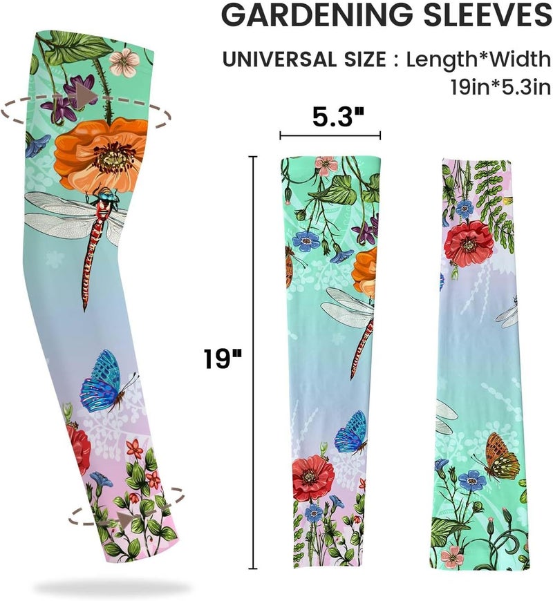 YPHCDO Store Gardening Sleeves Farm Sun Protection Arm Cooling Sleeves Thorn Proof Garden for Women Men with Thumb Hole - Image 4